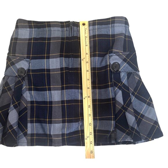 Lands' End Girls Kids School Uniform Blue Gray Grey Plaid Size 10 (10 - 11 yrs) - Picture 6 of 7